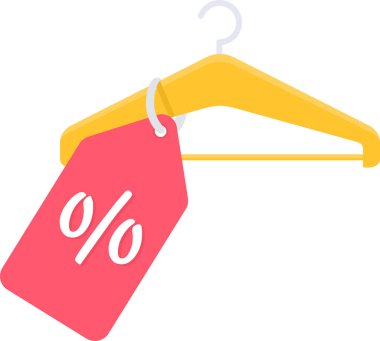 Satış etiketinin vektör illüstrasyonu