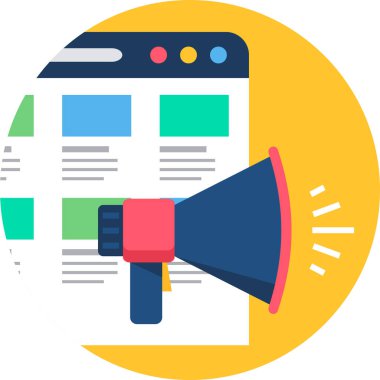 Sunum, web sitesi, reklam, tanıtım için web tasarım şablonu