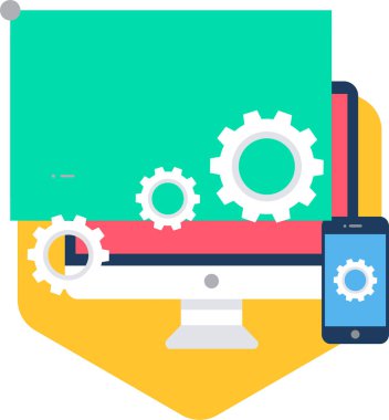 seo modern simgesinin vektör illüstrasyonu