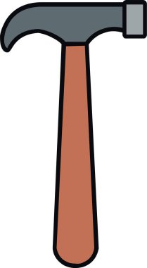 Çizgi film baltasının vektör çizimi