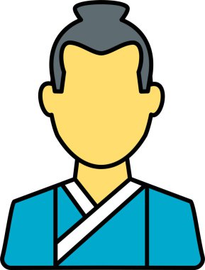 Bir iş adamının karikatür vektör çizimi