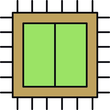 Boş bir reklam panosunun vektör çizimi