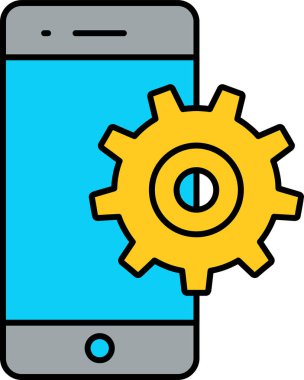 cep telefonu vektör simgesi