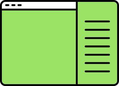 Web için bir arkaplan vektör illüstrasyonu