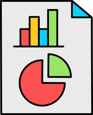 ticari grafik vektör simgesi