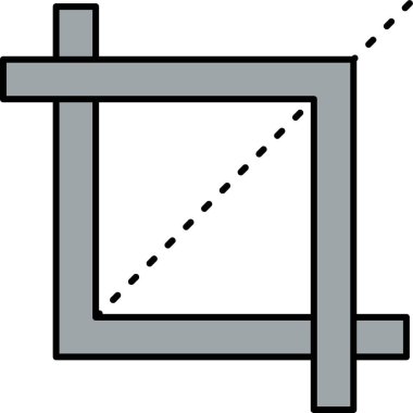Bir okul ve ofis simgesinin vektör illüstrasyonu