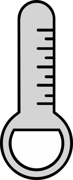 Uma Ilustração Desenho Animado Ícone Termômetro — Vetor de Stock