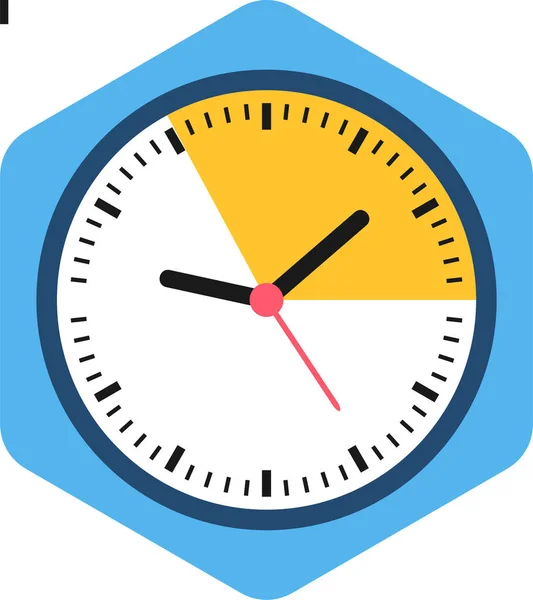 Піктограма Clock Vector Illustration — стоковий вектор