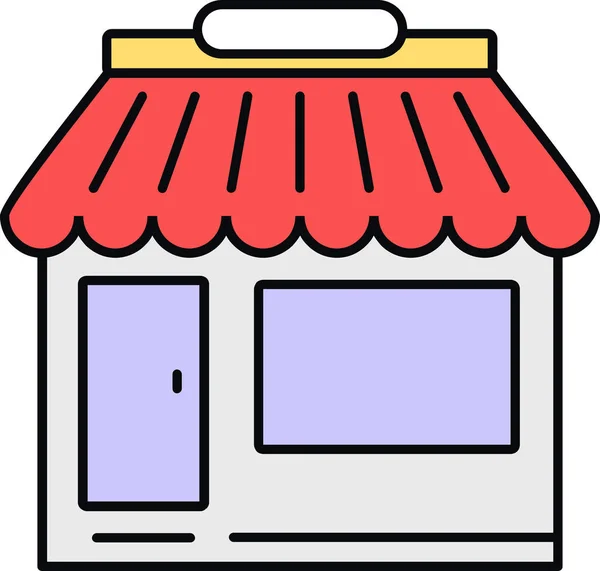 Shop Icon Vector Illustration — Stock Vector