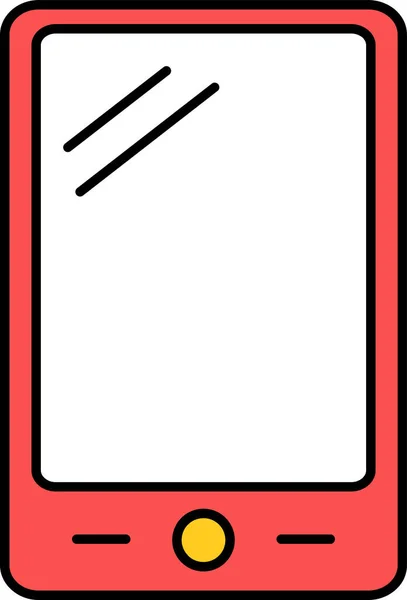 Vektorová Ilustrace Mobilního Telefonu — Stockový vektor