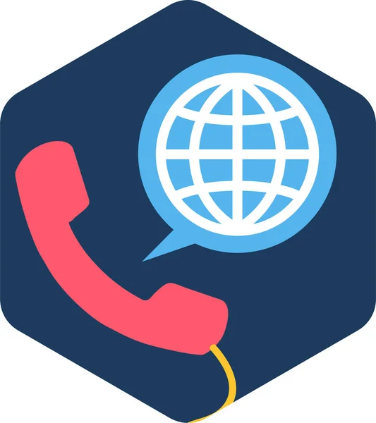 Communication Chat Icône Vectorielle — Image vectorielle