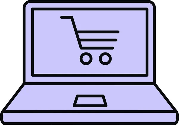 Carrito Compras Vector Icono — Archivo Imágenes Vectoriales