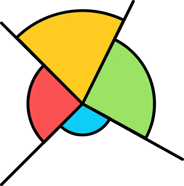 虹のベクトル図 — ストックベクタ
