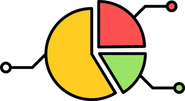 商业图表的卡通画 — 图库矢量图片