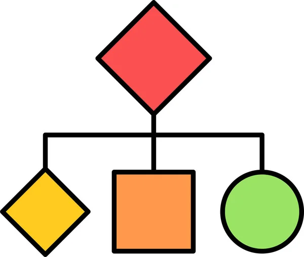 Ilustracja Wektorowa Grupy Różnych Rodzajów Sieci — Wektor stockowy