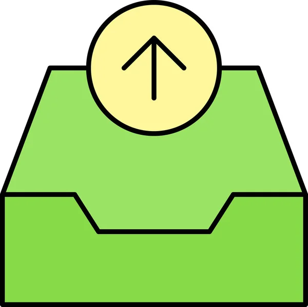 Vector Illustration Cartoon Character Green Shirt — Stock Vector