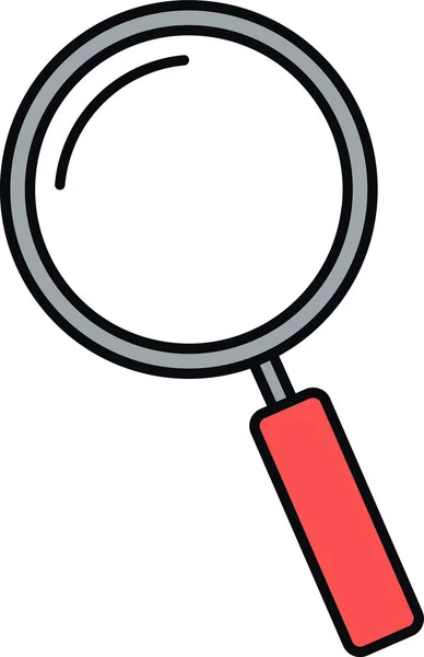 büyütme cam vektör simgesi