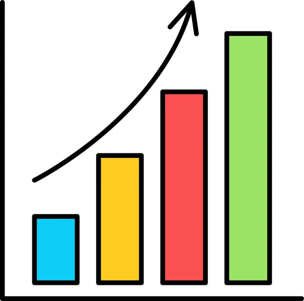 Ilustração Vetorial Ícone Negócios Finanças — Vetor de Stock