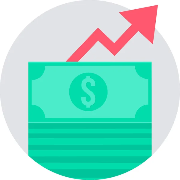 Dólar Dinero Icono Vector — Archivo Imágenes Vectoriales