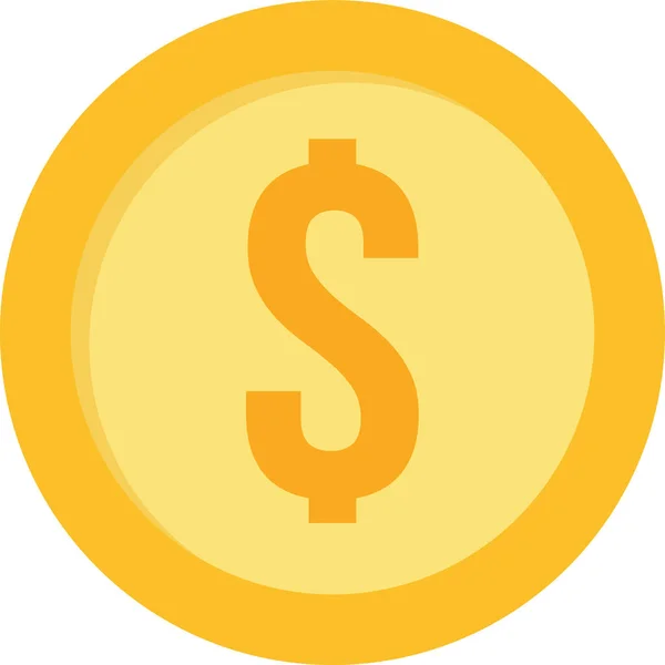 Dollar Teken Vector Pictogram — Stockvector