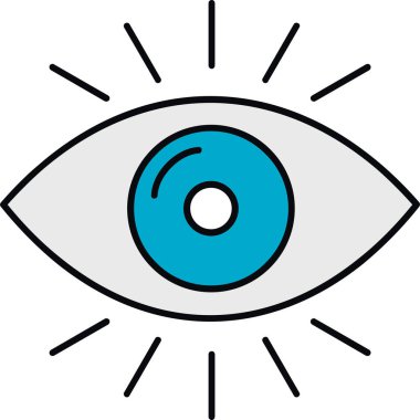 göz ve büyüteç simgesi