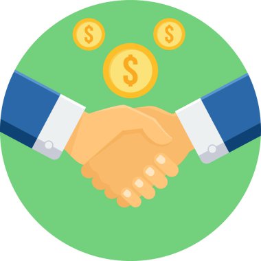 İş tokalaşması insanların elinde