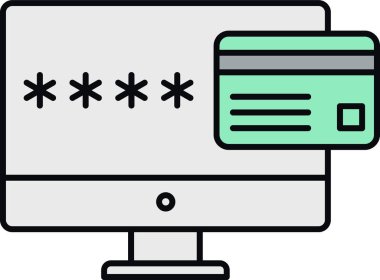 bilgisayar ve aygıt vektör simgesi