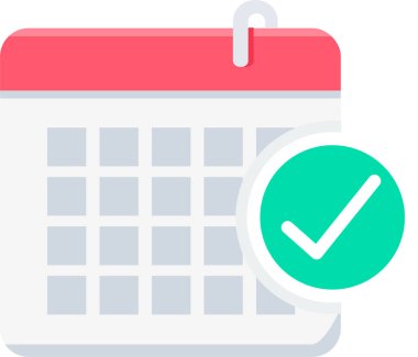 Takvim vektör simgesi. tarih ve bonus simgesi.