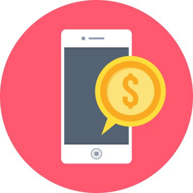 cep telefonu vektör simgesi