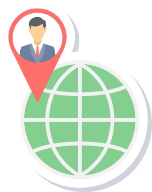 genel ağ vektör simgesi