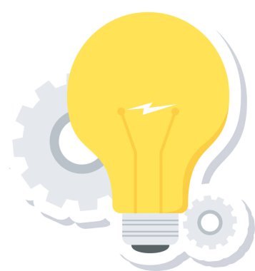 Ampul ve dişli fikir kavramı