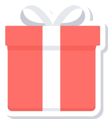 hediye kutusu vektör simgesi