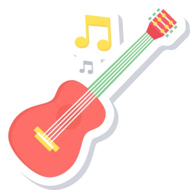 müzik notaları vektör simgesi