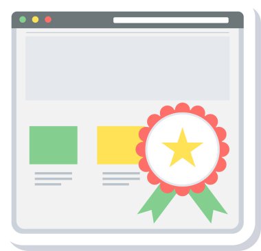 Üst sayfa simgesi modern ve basit, vektör illüstrasyonu 