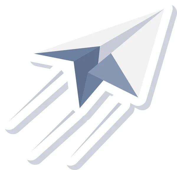 Stuur Mail Icoon Modern Eenvoudig Vector Illustratie — Stockvector
