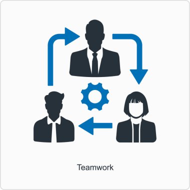 iş adamı ve kadın vektör simgeleri ayarlandı