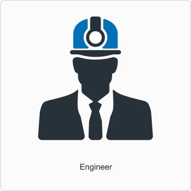 Siyah takım elbiseli bir adamın vektör çizimi