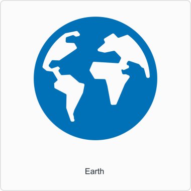 dünya haritası ikon vektör illüstrasyonu