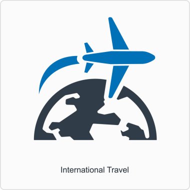 uçak ikonu vektör illüstrasyonu