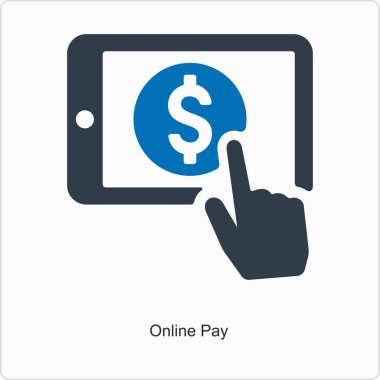 el ele tutuşan para simgesi vektör illüstrasyonu