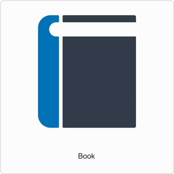 Libro Icono Vector Ilustración — Vector de stock