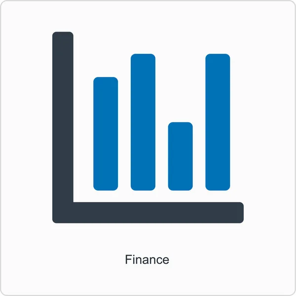 Vektor Illustration Des Wirtschaftsgraphen Symbols — Stockvektor