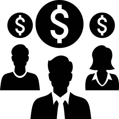 kullanıcı simgesi seti. vektör biçimi, yuvarlak açılı, pürüzsüz mavi ve beyaz renkli çift renkli düz ikonik semboldür.