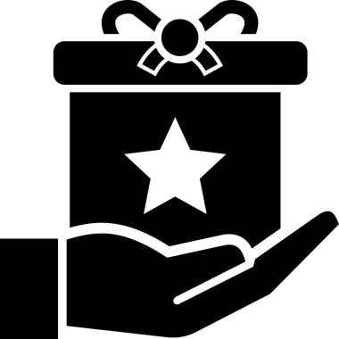 Şimdiki simgeye sahip hediye kutusu