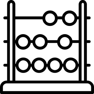 Bilim ve teknoloji çizgi vektör simgesi.