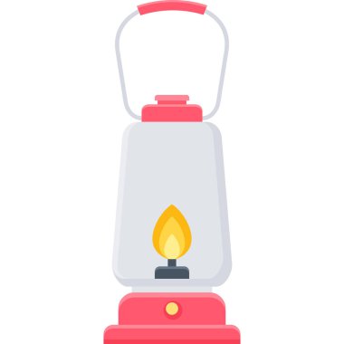 Tek izole mum simgesinin vektör illüstrasyonu