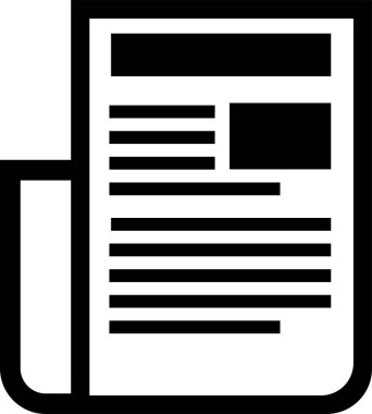 belge illüstrasyon vektör simgesi.