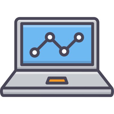 seo ve pazarlama düz vektör simgesi