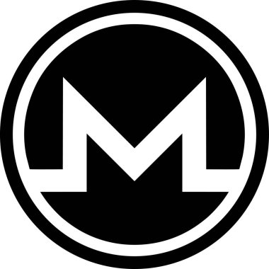 Bir harfin siyah beyaz vektörü