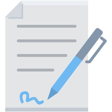 belge vektör simgesi. Klip sanatı.